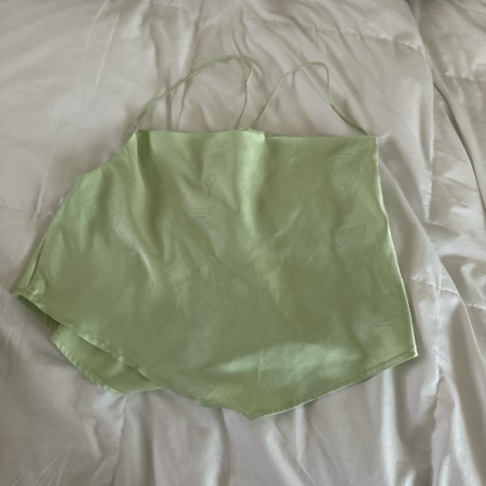 Green Silk Boutique Top